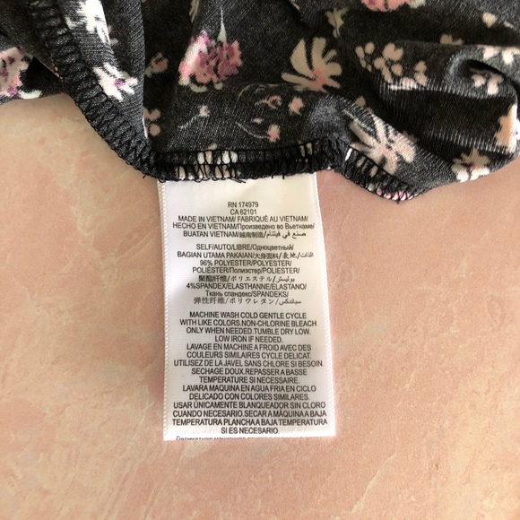 BCBGeneration Long Sleeve A Line Dress pink Black - Picture 6 of 6